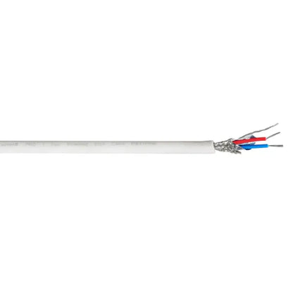 PRO Screened 1 Pair DMX Cable DMX1PRW, 100m Drum White