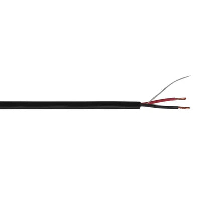 INSTALL LSZH 2 Core 2 x 2.5mm2 Speaker Cable SP2X2.5B, 500m Drum Black