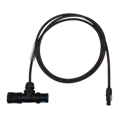 5m PCE 16A Black T-Connect to powerCON TRUE1 TOP Cable