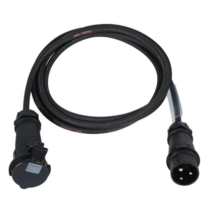 3m 32A Male - 32A Female 1PH 6mm 3C Cable, Mennekes