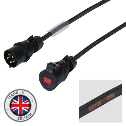50m 32A Male - 32A Female 3PH 6mm 5C Cable