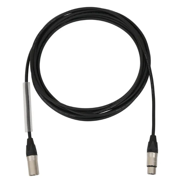 0.5m Neutrik XLR Male ? XLR Female Microphone Cable, Silver