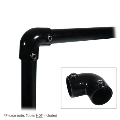 90 Degree Elbow Black Key Clamp