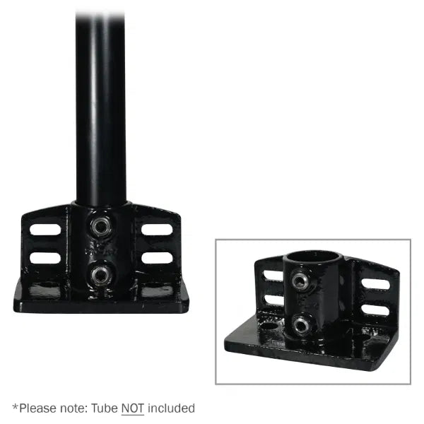 Railing Base Black Key Clamp