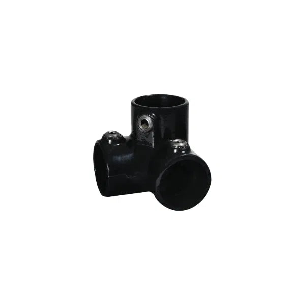 3 Way 90 Degree Elbow Black Key Clamp