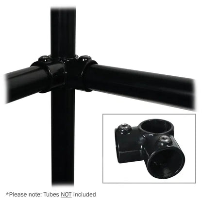 3 Side Outlet Tee Black Key Clamp
