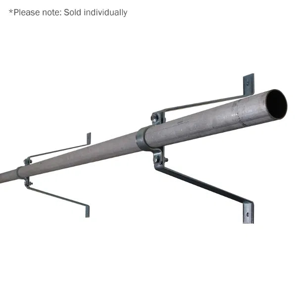 Pipe To Wall Bracket, 300mm Zinc