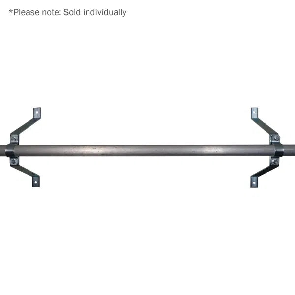 Pipe To Wall Bracket, 300mm Zinc
