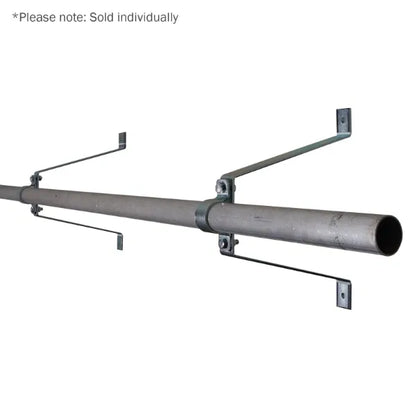 Pipe To Wall Bracket, 300mm Zinc