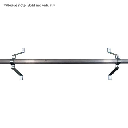 Pipe To Wall Bracket, 300mm Zinc