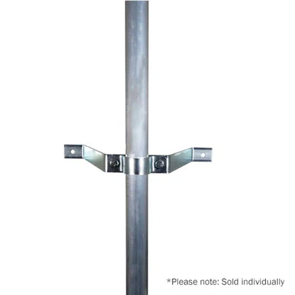 Pipe To Wall Bracket, 300mm Zinc