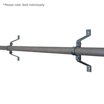 Pipe To Wall Bracket, 100mm Zinc