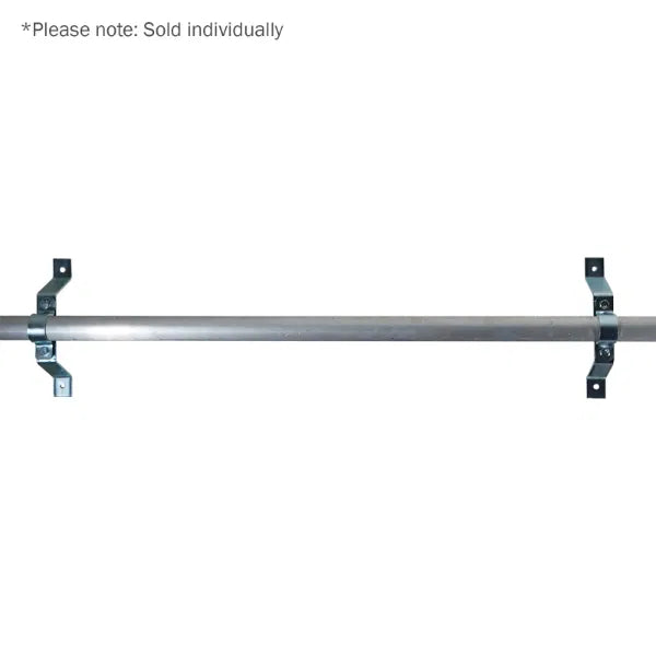 Pipe To Wall Bracket, 100mm Zinc