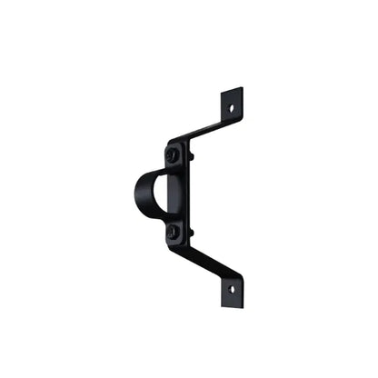 Pipe To Wall Bracket, 100mm Black