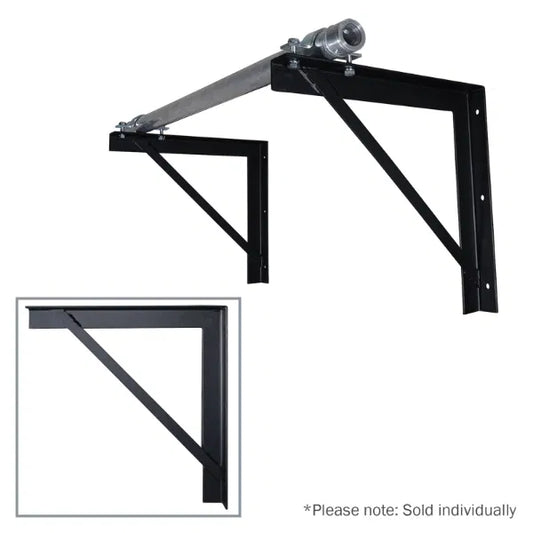 Angle Bracket, 450 x 450mm Black