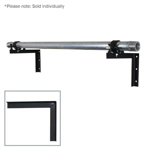 Angle Bracket, 195 x 240mm Black