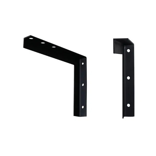 Angle Bracket, 195 x 240mm Black