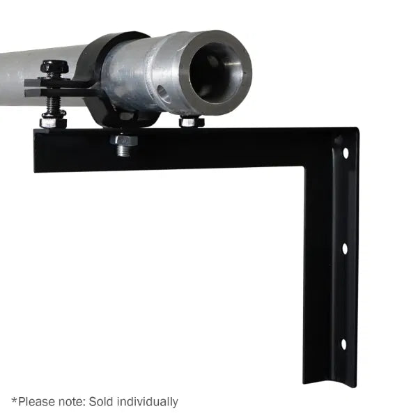Angle Bracket, 195 x 240mm Black