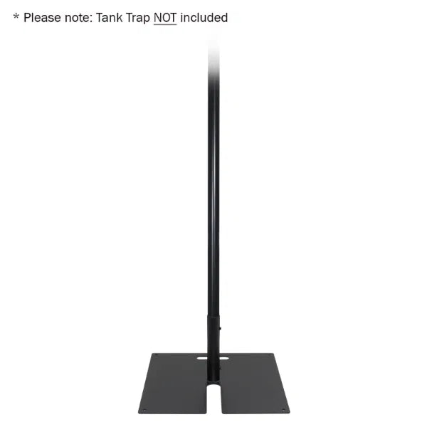 3m Aluminium Tube - 48.3 x 4mm, Stage Black