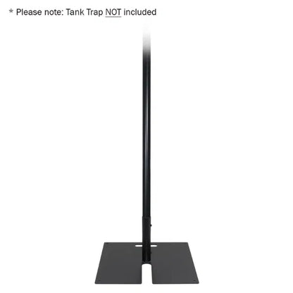 3m Aluminium Tube - 48.3 x 4mm, Stage Black