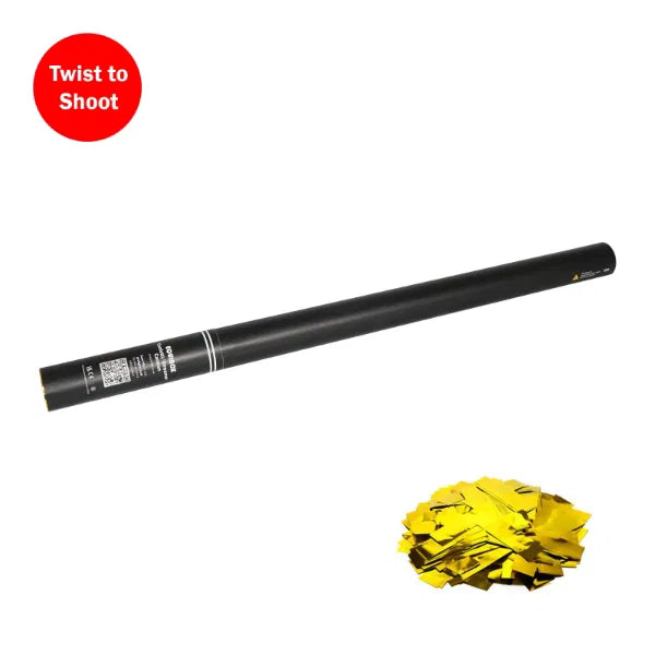 Handheld Confetti Cannon 80cm - Gold