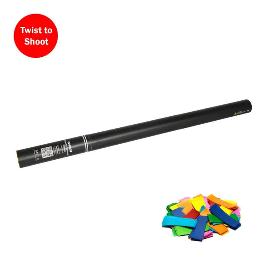 Handheld Confetti Cannon 80cm - Multicolor