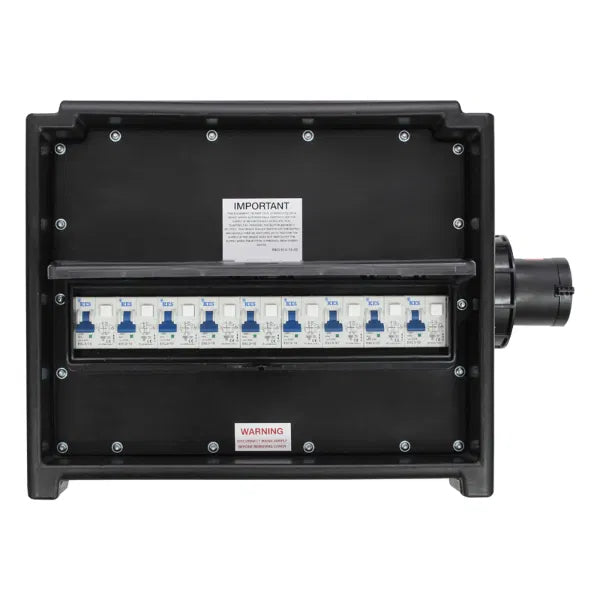MERZ Distribution Box 63A 3PH RCBO (A80BLK)