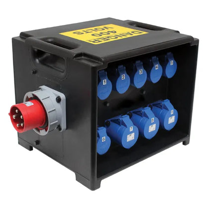 MERZ Distribution Box 63A 3PH to 32A/16A RCD/MCB (A81)