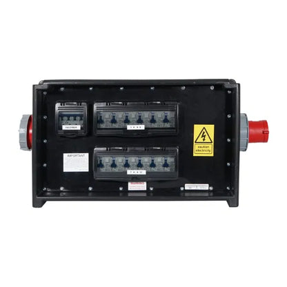 MERZ Distribution Box 63A 3PH In/Thru to 32A/16A RCBO