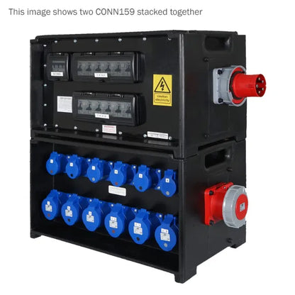 MERZ Distribution Box 63A 3PH In/Thru to 32A/16A RCBO