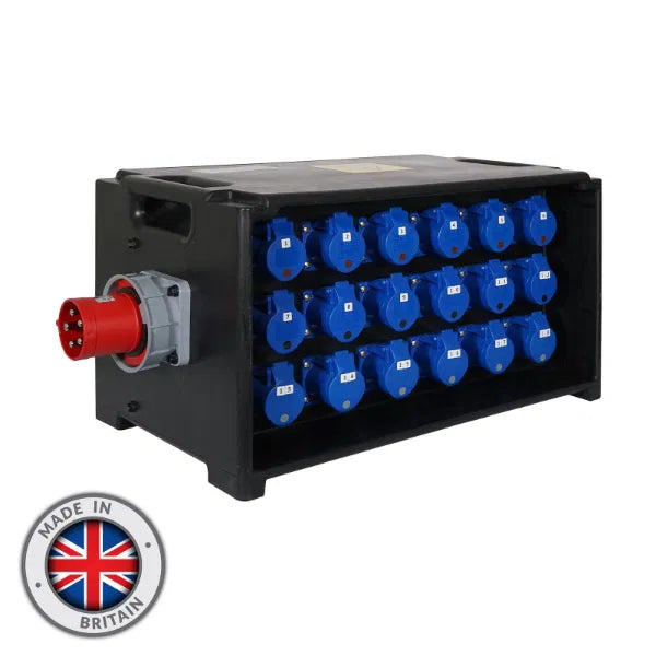 MERZ Distribution Box 63A 3PH In/Thru to 16A RCBO