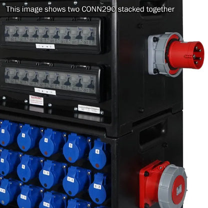 MERZ Distribution Box 63A 3PH In/Thru to 16A RCBO