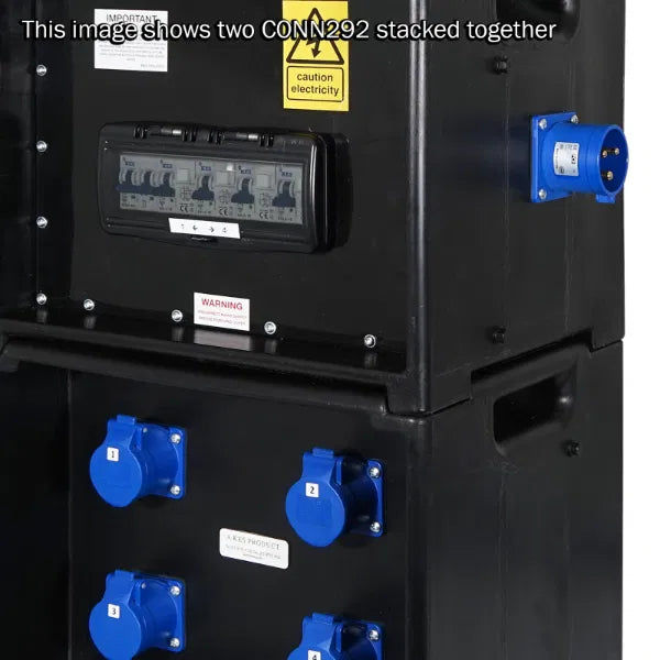 MERZ Distribution Box 32A 1PH to 4 x 16A RCBO