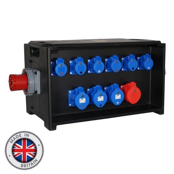 MERZ Distribution Box 63A 3PH In/Thru to 32A/16A