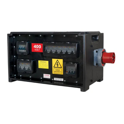 MERZ Distribution Box 63A 3PH In/Thru to 32A/16A