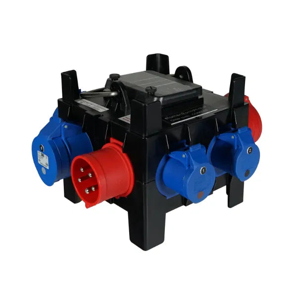 IMST Distribution Box 32A 415V In, 3 x 32A and 3 x 16A Out