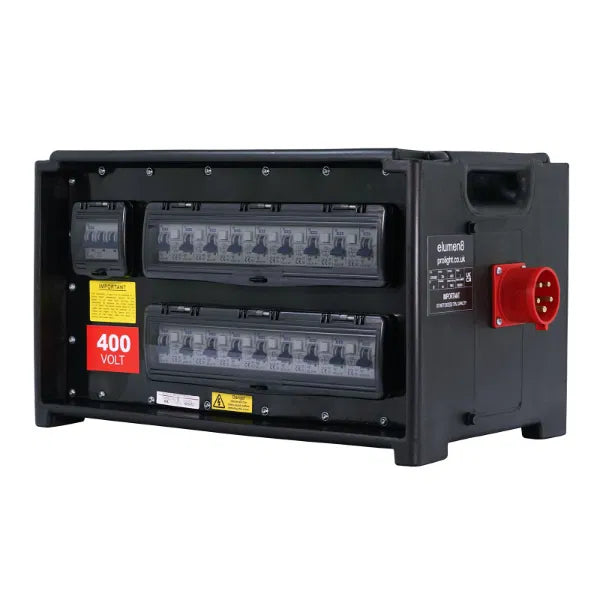 MERZ Distribution Box 32A 3PH In/Thru to 16A RCBO