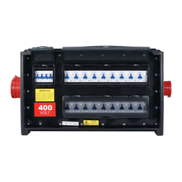 MERZ Distribution Box 32A 3PH In/Thru to 16A RCBO