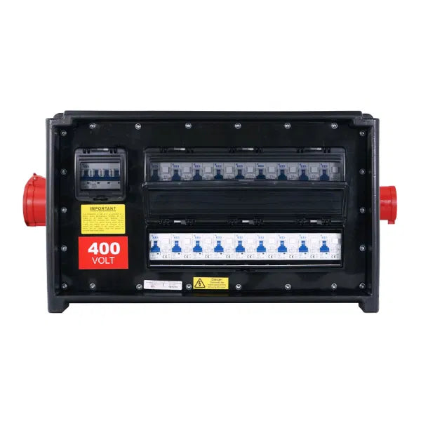 MERZ Distribution Box 32A 3PH In/Thru to 16A RCBO