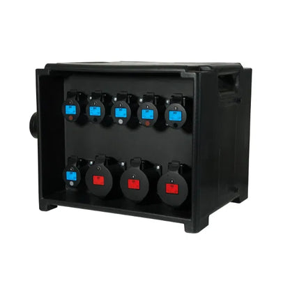 MERZ Distribution Box 63A 3PH to 32A/16A RCBO (Midnight Black)