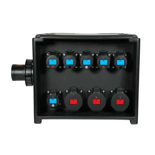 MERZ Distribution Box 63A 3PH to 32A/16A RCBO (Midnight Black)