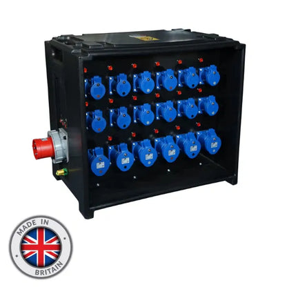 MERZ Distribution Box 63A 3PH In/Thru to 32A/16A RCBO