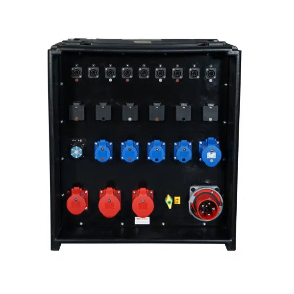 MERZ Distribution Box 63A 3PH to 32A/16A/13A/TRUE1/Socapex (Variable ELR)