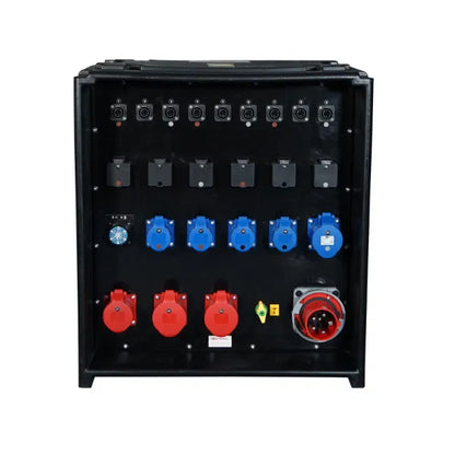 MERZ Distribution Box 63A 3PH to 32A/16A/13A/TRUE1/Socapex (Variable ELR)