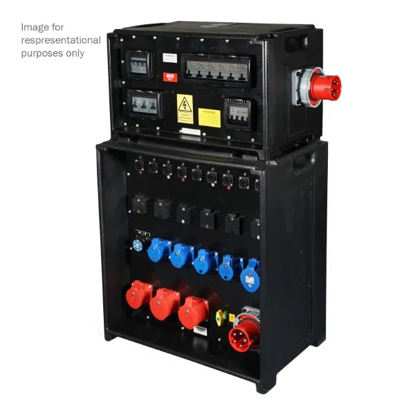 MERZ Distribution Box 63A 3PH to 32A/16A/13A/TRUE1/Socapex (Variable ELR)