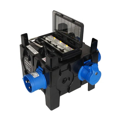 IMST Distribution Box 32A 240V In, 4 x 16A 240V Out 2P RCBO