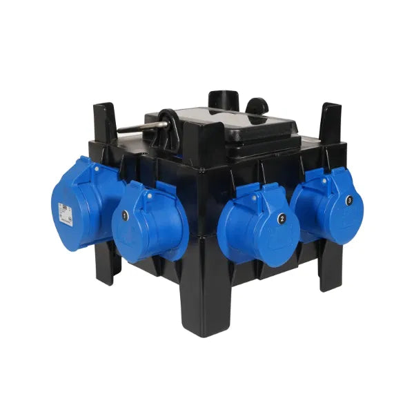 IMST Distribution Box 32A 240V In, 4 x 16A 240V Out 2P RCBO