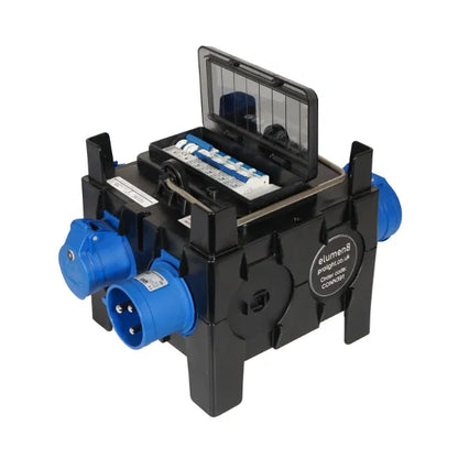 IMST Distribution Box 32A 240V In, 4 x 16A 240V Out 2P RCBO