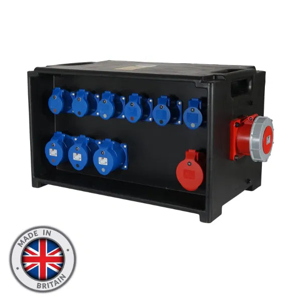 MERZ Distribution Box 63A 3PH In/Thru to 32A/16A