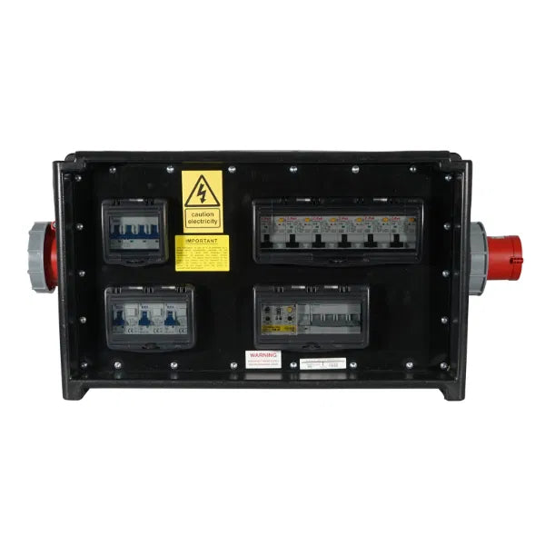 MERZ Distribution Box 63A 3PH In/Thru to 32A/16A